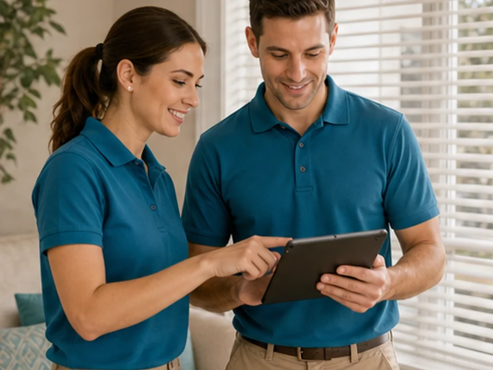Blind Man service visual