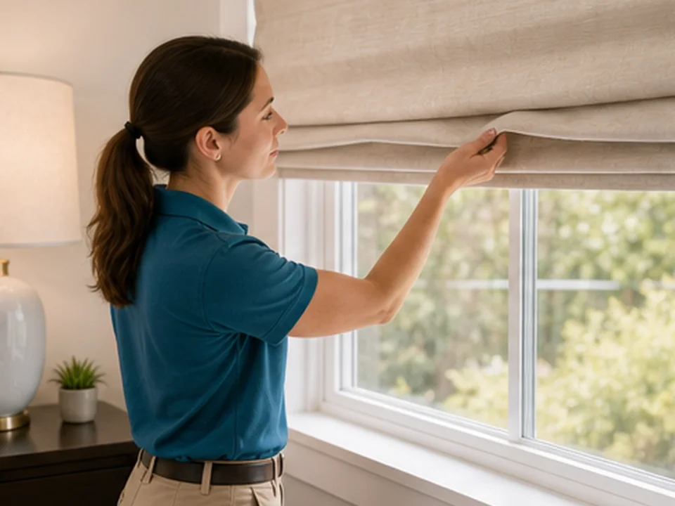 Blind Cleaning for Allergy Relief blind cleaning example