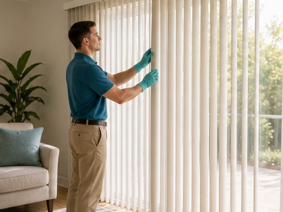 Vertical Blind Cleaning visual